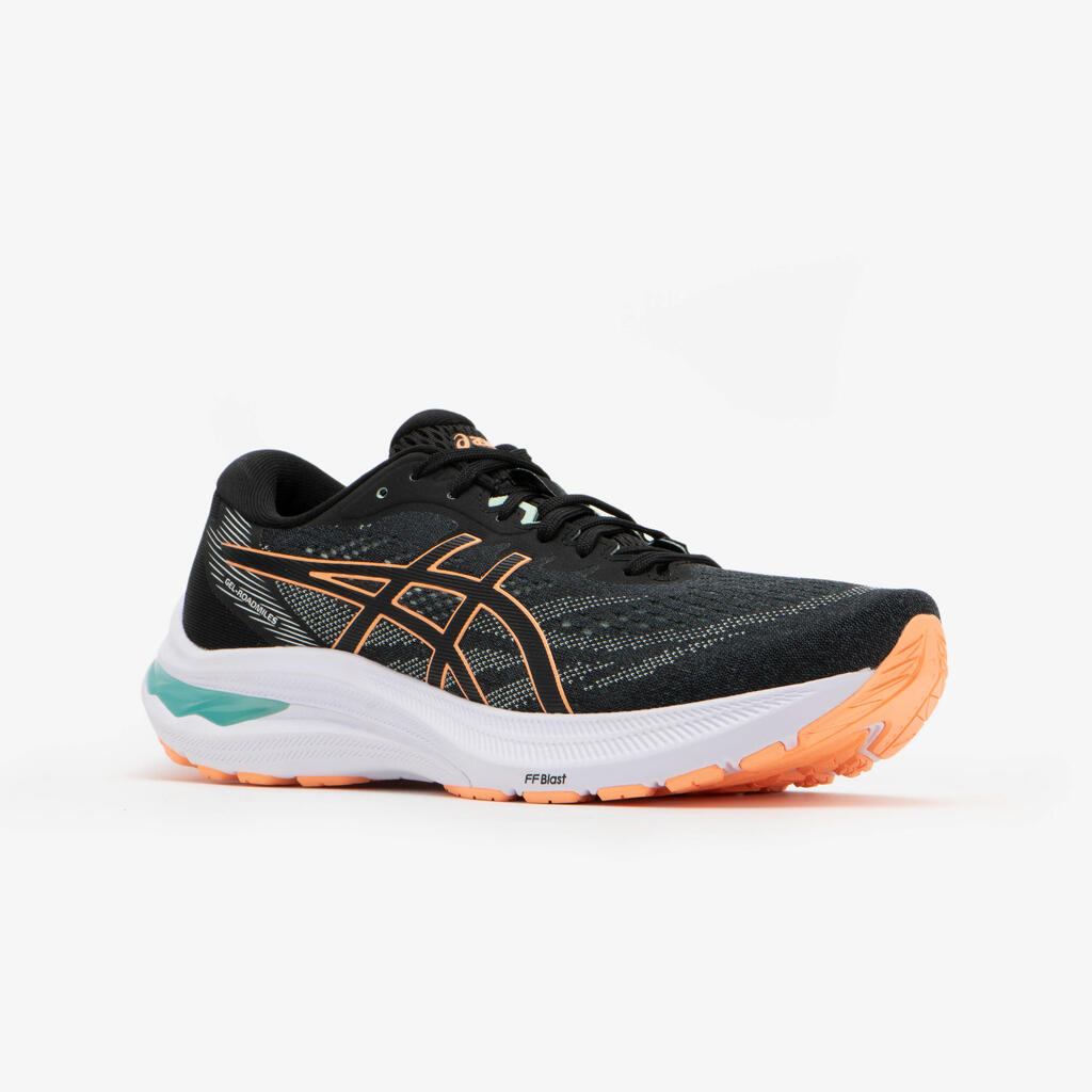 WOMEN'S ASICS GEL-ROADMILES RUNNIGN SHOES - BLACK ORANGE